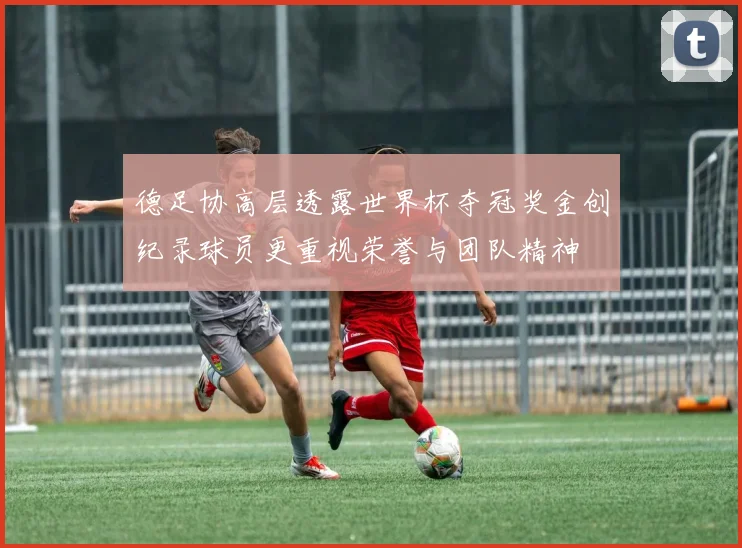 德足协高层透露世界杯夺冠奖金创纪录球员更重视荣誉与团队精神